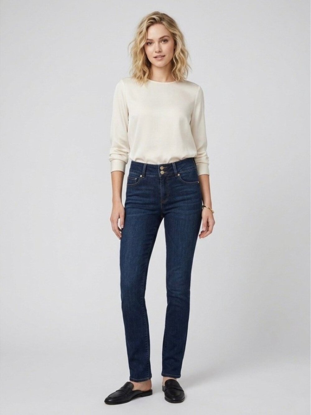 Paige Hidden Hills Straight Leg Jeans Ladies 27